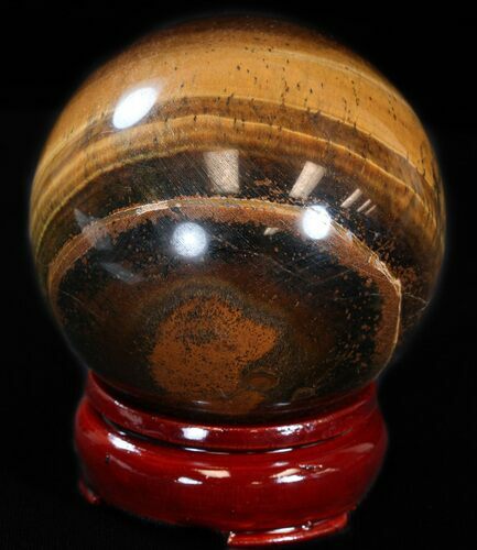 Top Quality Polished Tiger's Eye Sphere #37593